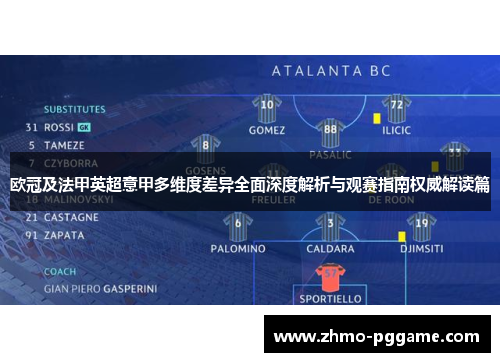 欧冠及法甲英超意甲多维度差异全面深度解析与观赛指南权威解读篇 欧冠及法甲英超意甲多维度差异全面深度解析与观赛指南权威解读篇